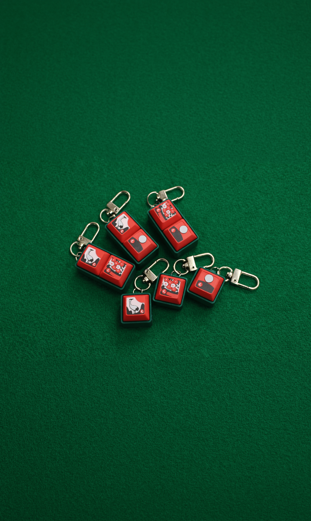 화투 키캡 클리커&nbsp;키링