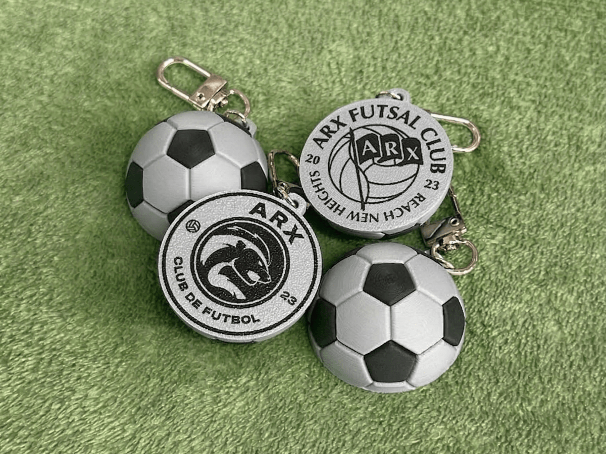 아르스풋볼&풋살클럽 하프 축구공 팀 로고&nbsp;키링